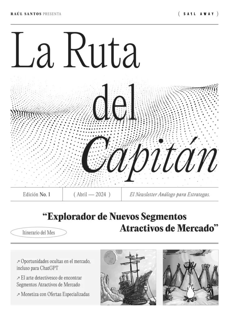 Portada La Ruta Del Capitán - Explorador de Nuevos Segmentos de Mercado