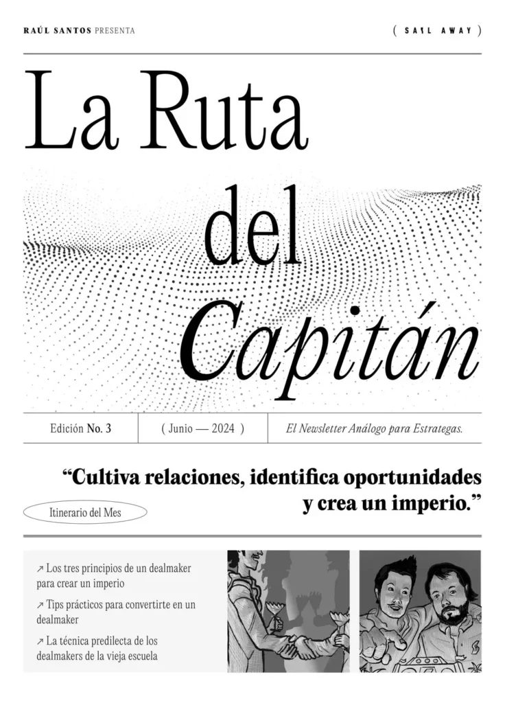 Portada - Edición 3 La Ruta Del Capitán - Cultiva Relaciones, identifica oportunidades y crea un imperio