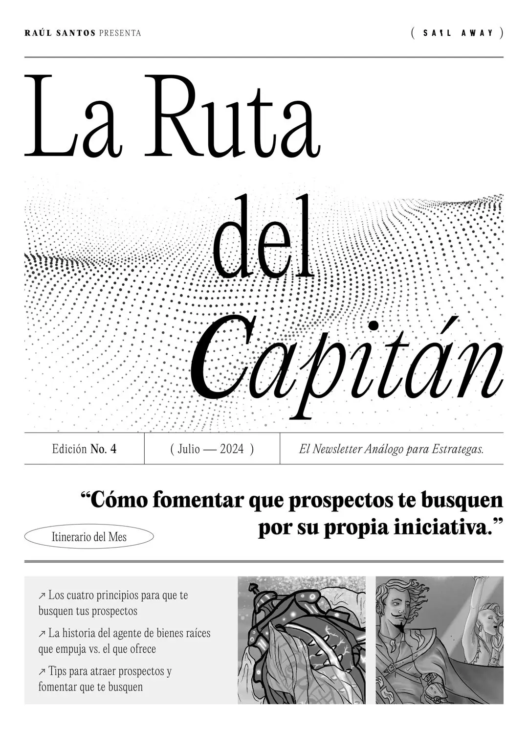 Portada Edición 4 - La Ruta Del Capitán - Cómo fomentar que prospectos te busquen por su propia iniciativa